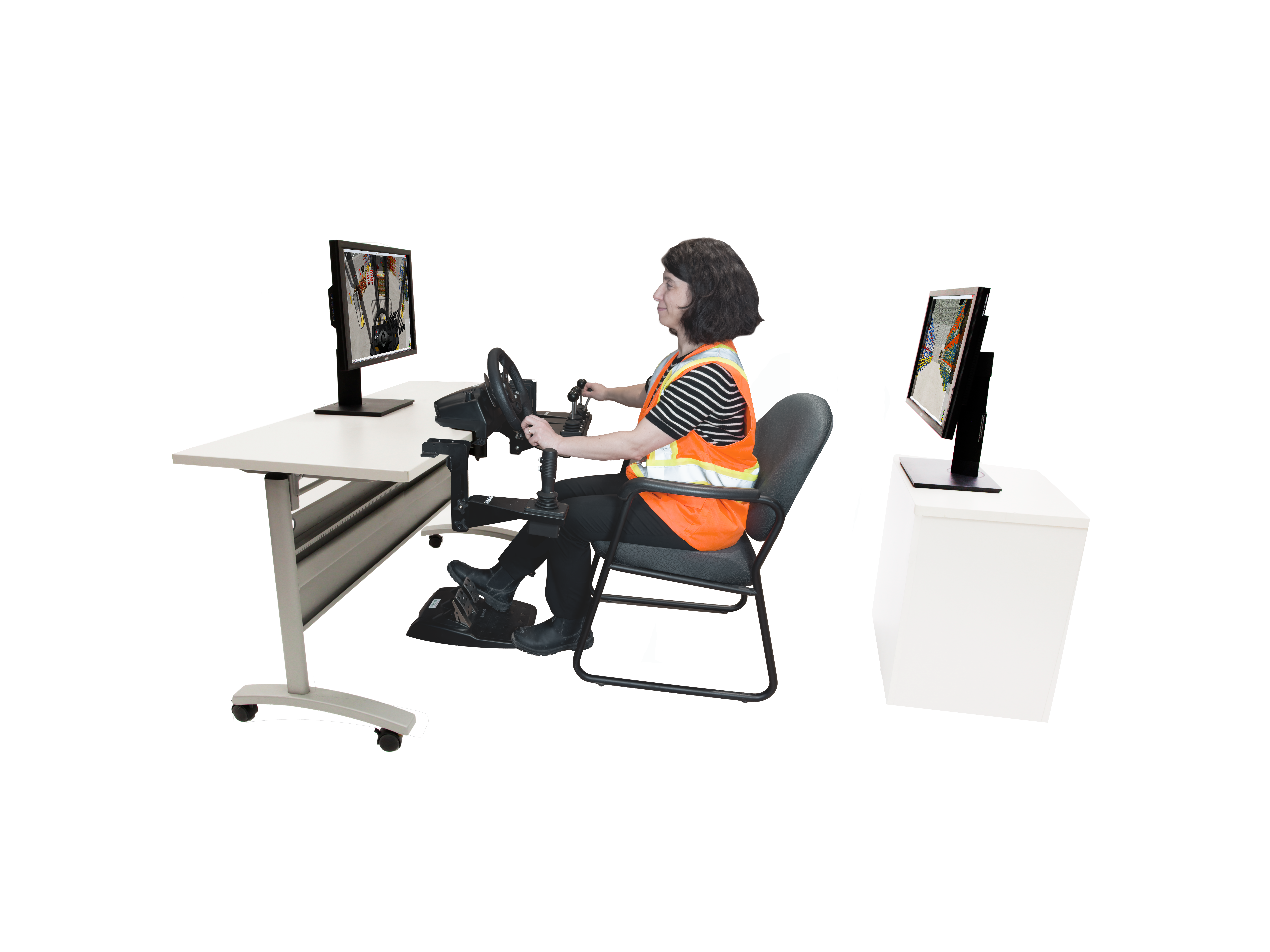 Simulador Personal de Montacargas SIMLOG - Tablero operador